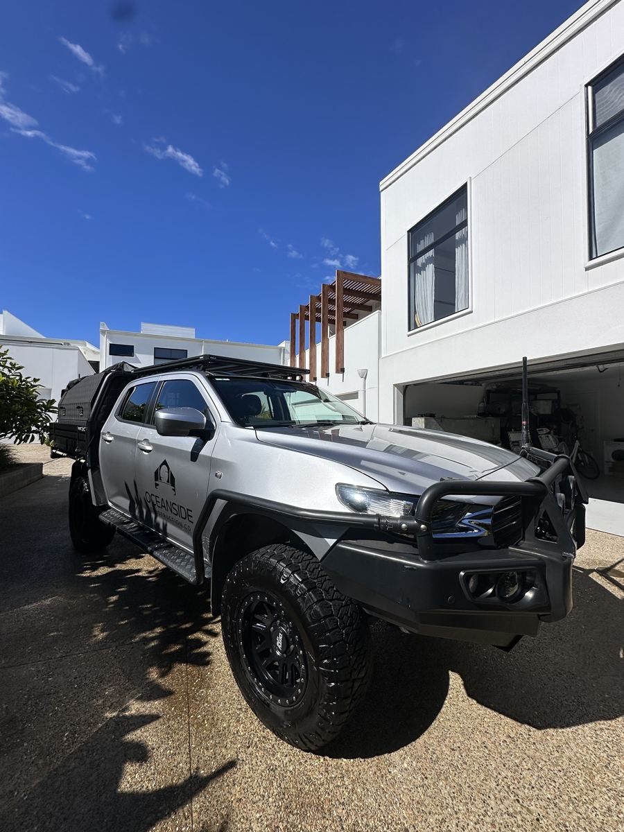 Work ute with detailed wheels and tyres